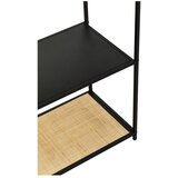 Premier Housewares Crni/u prirodnoj boji metalni regal 61x179x34 cm Depok – | shoptok.hr