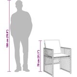 vidaXL 11-dijelni vrtni blagovaonski set s jastucima poliratan crni | shoptok.hr