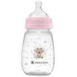  KikkaBoo bočica za bebe 260 ml Savana ružičasta 3m+ | shoptok.hr