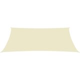 vidaXL Senčno jadro oksford blago pravokotno 6x8 m krem | Shoptok.si