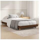 Za krevet smeđi hrast 100 x 200 cm konstruirano drvo | shoptok.hr