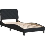  Okvir za krevet bez madraca crni 90x200 cm baršunasti | shoptok.hr