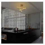 Opviq LED stropna svjetiljka u zlatnoj boji 26x51 cm Ledflower – Cijene