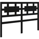 Maison Chic posteljno vzglavje - vzglavna omarica - nočna omarica črno 205,5x4x100 cm trdna borovina, (21706212) | Shoptok.si