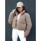 DStreet Kurtka damska krótka CELESTIAL kamelowa | shoptok.hr