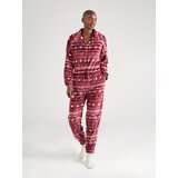 Hunkemöller Pižama grenada / burgund / bela | Shoptok.si