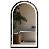 Tutumi Stensko ogledalo LED 60x100cm DASH BLACK | Shoptok.si