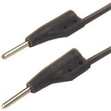SKS Hirschmann 2 mm test lead\, on both sides stackable plugs\, 100 cm, (20423335) | Shoptok.si