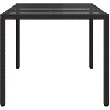  Stol za vrt Crna 150 x 90 x 75 cm poliratan | shoptok.hr