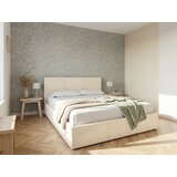  Tapecirani krevet HAVEN 160x200 cm - manila 01 - bež | shoptok.hr