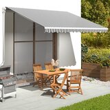 vidaXL Nadomestno blago za tendo antracitno in belo 4x3,5 m Cene