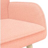 SOFA za dvije osobe Ružičasta 115 x 61 x 87 cm Bouclé | shoptok.hr