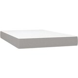  Box spring postelja z vzmetnico LED sv. siva 120x200 cm blago, (20725379) | Shoptok.si