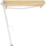  Samostojeća tenda na ručno uvlačenje 300 x 250 cm žuto-bijela | shoptok.hr