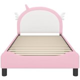  za djecu s uzglavljem Ružičasta 80 x 200 cm PU | shoptok.hr