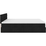 vidaXL Otomanski krevet s madracem i LED crni 160x200cm tkanine | shoptok.hr