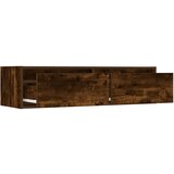 TV ormarić s LED svjetlima boja dimljenog hrasta 100X35,5x25 cm | shoptok.hr