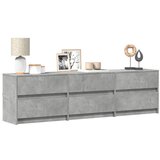 Furnova TV omarica z LED betonsko siva 180x34x50 cm inženirski les, (21922538) Cene