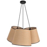  Duolla - Luster na sajli ROSSA 3xE27/15W/230V Ø 75 cm braon/crna | Eponuda.com