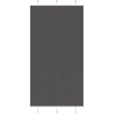 vidaXL Plisirana žaluzija črna 100x200 cm Širina tkanine 99,4 cm | Shoptok.si