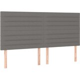  Box spring postelja z vzmetnico LED temno siva 160x200 cm blago, (20937338) | Shoptok.si