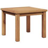 vidaXL Klubska miza Rjava 45 x 45 x 36 cm Trdna tikovina, (5000073438) Cene