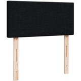 vidaXL Okvir kreveta s madracima crni 160x200cm od tkanine | shoptok.hr