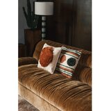Dutchbone Rjava žametna sedežna garnitura 214 cm Douglas – | Shoptok.si