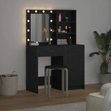  Toaletni stol 2 pcs Crna 50 x 41 x 135 cm Konstruirano drvo | shoptok.hr