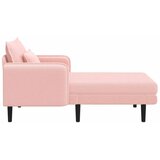  Preveliki šezlong Ružičasta Bouclé - Ružičasta 71 cm | shoptok.hr