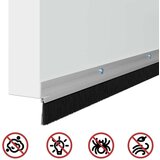  Držač četke za vrata 12 pcs Srebrno 100 cm Aluminijski legura | shoptok.hr