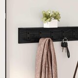  Vješalica za kapute na zidu Crni hrast 100 x 10,5 x 10,5 cm | Eponuda.ba