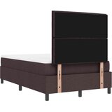  Krevet s opruga kutije Tamno smeđa 120 x 190 cm tkanina | shoptok.hr