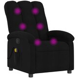 Maison Chic masažni naslanjač - Relax naslanjač črno blago, (22134861) | Shoptok.si
