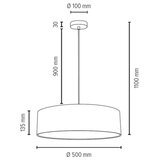  Spot-Light 57650127 - Luster na sajli JOSEFINA 3xE27/25W/230V | Eponuda.com