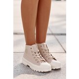 Big Star Women's high-ankle sneakers Big Star Beige | Shoptok.si
