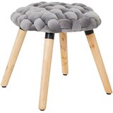 XORA TABURE, les, tekstil siva | Shoptok.si