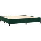  Okvir za krevet bez madraca tamnozeleni 200x200 cm baršunasti | shoptok.hr