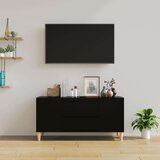 TV ormarić crni 102 x 44 5 x 50 cm od konstruiranog drva | shoptok.hr
