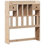  Krevet s regalom za knjige bez madraca 90x200 cm od borovine | shoptok.hr