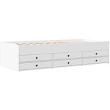  The Living Store Dnevna postelja s predali bela 75x190 cm inženirski les - Dnevna Postelja, (21446122) | Shoptok.si
