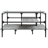  Stolić za kavu siva boja hrasta 100x100x48,5 cm | shoptok.hr