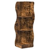  Kutna polica Dimljeni hrast 34 x 33 x 102 cm Konstruirano drvo | shoptok.hr