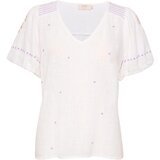 Cream Bluza 'Maya' svetlo bež / temno bež / svetlo lila / bela | Shoptok.si