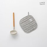 Linen Tales Lanena kuhinjska rokavica Thin Black Stripes – Cene