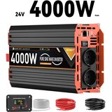 FLAMEZUM Pretvornik napetosti, izhod čiste sinusne valovne oblike, več zaščitnih funkcij, 24V 4000W, (5000159103) | Shoptok.si
