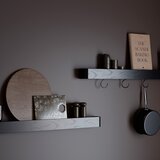 DAN-FORM Denmark Crna polica u dekoru jasena 120 cm Protopia – | shoptok.hr