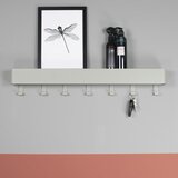 Spinder Design Zelen/siv kovinski stenski obešalnik s polico Dax Play – | Shoptok.si