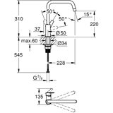 Grohe Start enoročna kuhinjska armatura (30470000) - krom | Shoptok.si