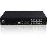  LevelOne KILBY 10-Port L2 Managed Gigabit PoE Switch, 2 x SFP, 802.3at /af PoE, 125W, 8 PoE Outputs | shoptok.hr